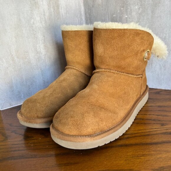 Koolaburra by UGG Remley Mini Boots – Women’s 7 Chestnut Brown - Picture 3 of 12